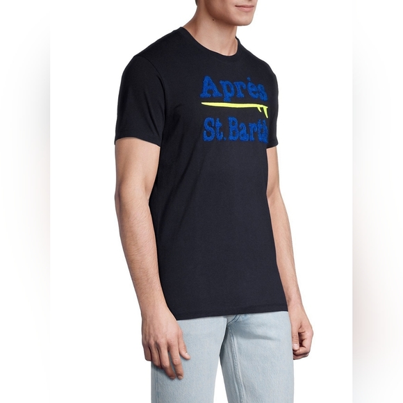 MC2 Saint Barth Apres St. Barth Crewneck T-Shirt MADE IN PORTUGAL - Picture 4 of 6